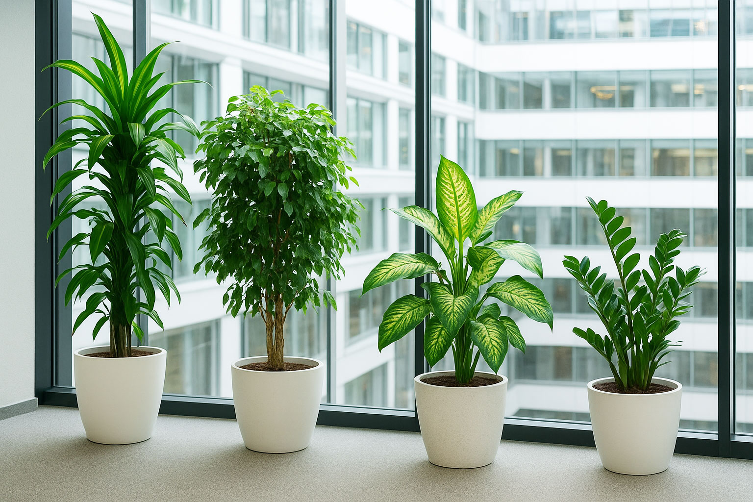 Không gian xanh tại văn phòng HC Group